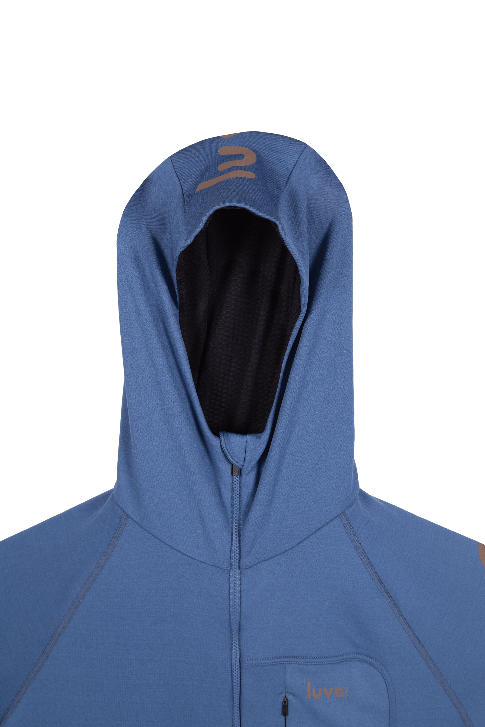 Wool Fleece Hoodie Petrol