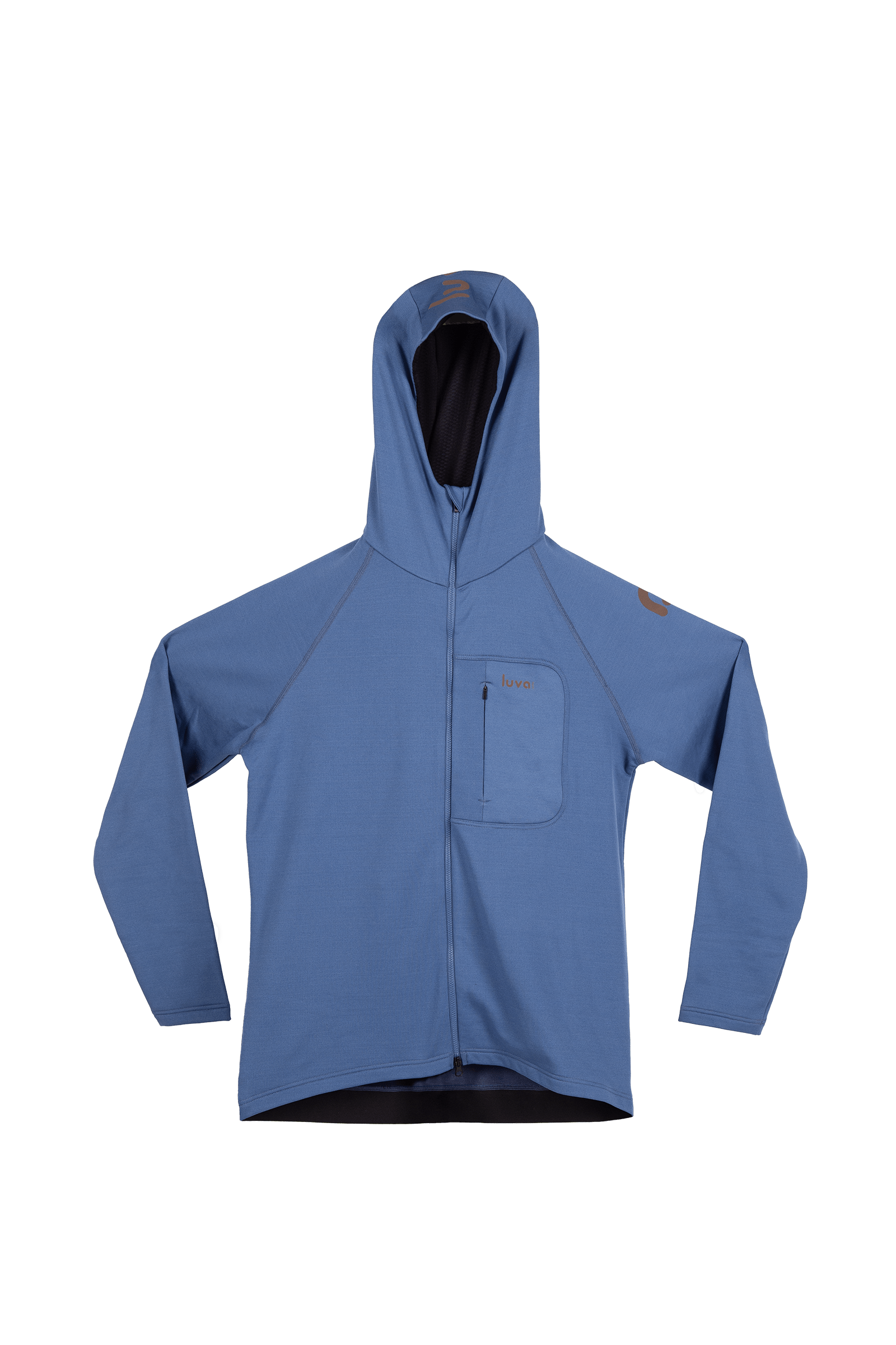 Wool Fleece Hoodie Petrol